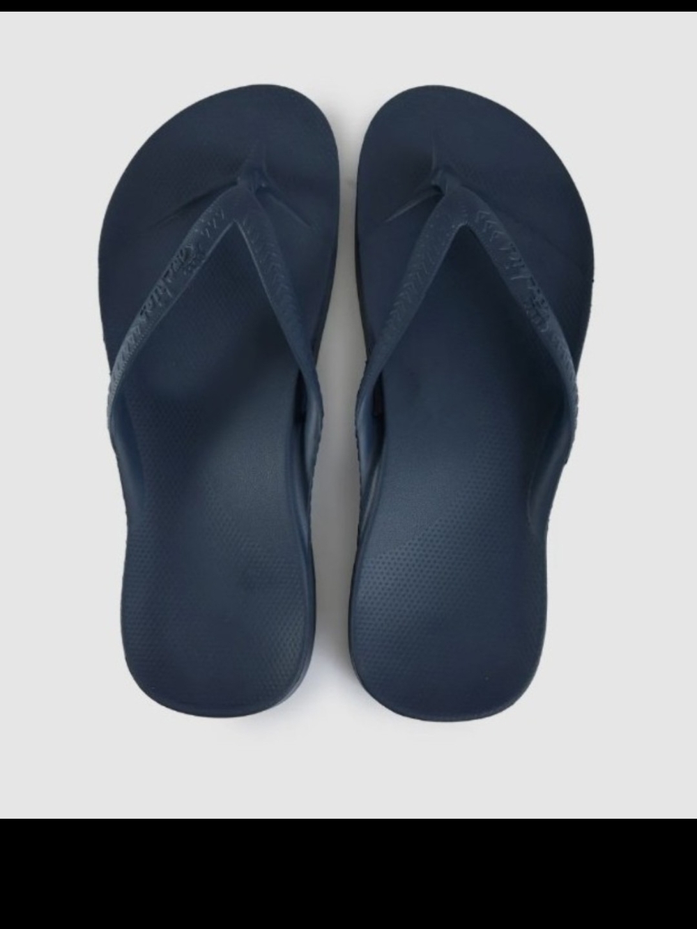 Archie's Arch Support Recovery Flip Flop Sandals Navy Blue Mens' 12/Womens' 13